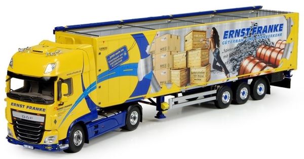 TEK70409 - DAF Euro 6 XF Super Space cab 4x2 con rimorchio telonato ERNST FRANKE - 1