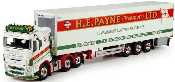 TEK71135 - VOLVO FH04 6x2 con rimorchio frigorifero a 3 assi HE PAYNE - 1