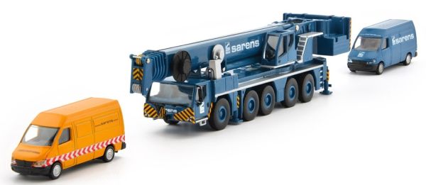 TON20-1024 - Gru LIEBHERR 1250-5.1 SARENS 5 assi con 2 veicoli Scala: 1/87 - 1