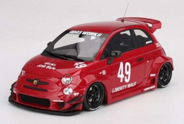 TS0613 - FIAT Abarth 595 LB-Works x abas 2024 rouge - 1