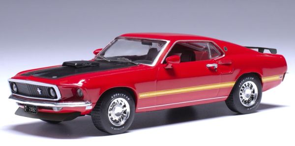 IXO-U43RDC003 - FORD Mustang Mach 1 Rosso 1969 - CALYPSO CORAL - EDIZIONE USA - 1