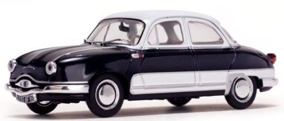 VIT23595 - PANHARD Dyna Z12 grand standing 1957 in bianco e nero - 1