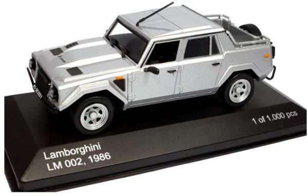 WBX105 - LAMBORGHINI LM002 1986 pickup grigio argento - 1