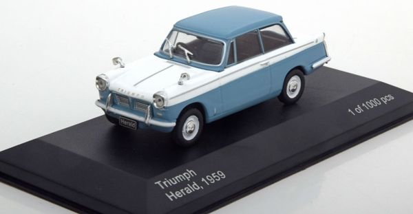 WBX119 - TRIUMPH Herald 1959 blu e bianco - 1
