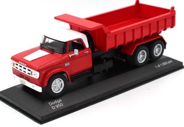 WBX203 - DODGE D 950 ribaltabile 1974 rosso - 1