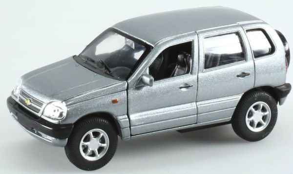 WEL11360 - Giocattolo estraibile CHEVROLET Niva 4x4 grigio - 1