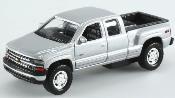 WEL11362 - CHEVROLET 99 Pick-back grigio Silverado giocattolo - 1