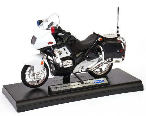 WEL12150PWB - BMW R1100 RT Police Vision La motocicletta americana pattuglia le autostrade americane - 1
