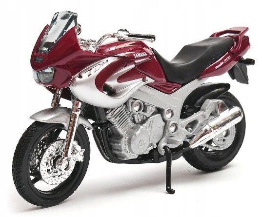 WELY19660PWD - Moto YAMAHA TDM 850 rossa e grigia - 1