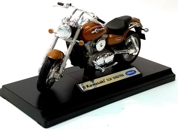 WELK19660PW - Moto KAWASAKI Vulcan 1500 2002 Mean Streak marrone metallizzato - 1