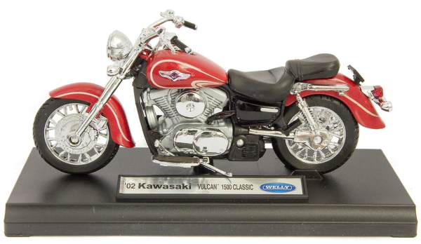 WELK19660PWC - Moto KAWASAKI Vulcan 1500 2002 Rosso classico - 1