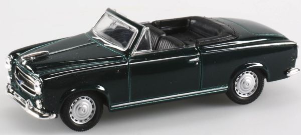 WEL18683 - Giocattolo estraibile in metallo verde scuro PEUGEOT 403 cabriolet - 1