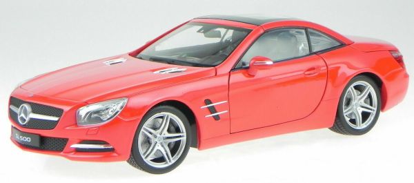 WEL24041WB - MERCEDES BENZ SL500 2012 tettuccio rigido chiuso rosso - 1