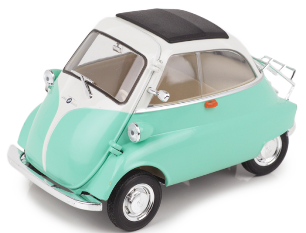 WEL24096WA - BMW Isetta turchese e bianco - 1