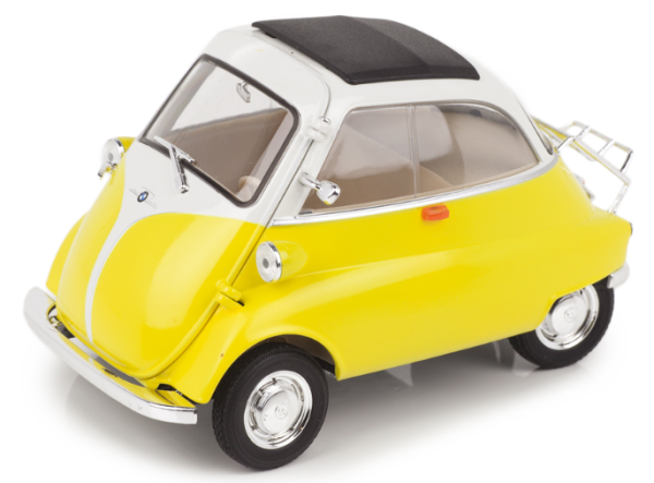 WEL24096WB - BMW Isetta gialla e bianca - 1