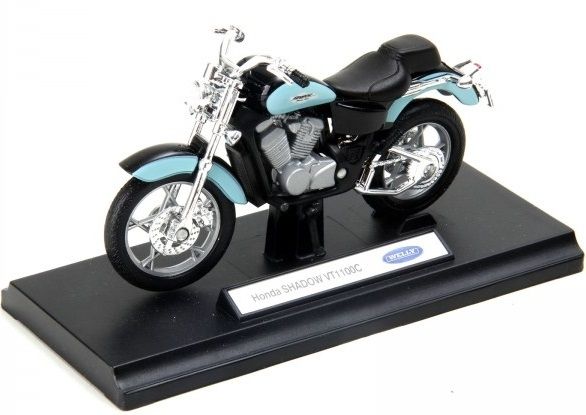 WELH19660PWJ - Moto HONDA Shadow VT1100c blu e nero - 1