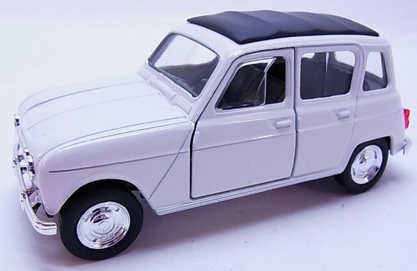WELRE49720WH - RENAULT 4L 1961 modello a frizione bianca - 1