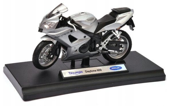 WELTR19660PWE - Moto TRIUMPH Daytona 600 grigio metallizzato - 1