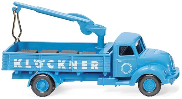 WIK042603 - Piattaforma MAGIRUS Sirius con gru di scarico KLÖCKNER - 1