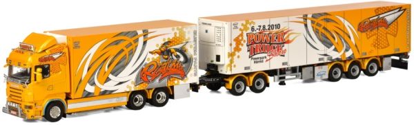 WSI01-1025 - Carrello refrigerato SCANIA R5 Highline 6x2 e carrello combinato refrigerato a 3 assi a 2 assi RISTIMAA WASP transport - 1