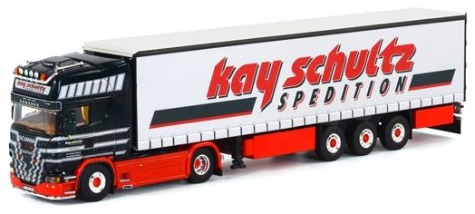 WSI01-1350 - Rimorchio telonato SCANIA R6 Topline 4x2 e KAY SCHULTZ - 1