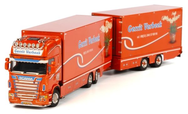 WSI01-1574 - SCANIA R6 Topline per cassone rigido e rimorchio per furgone Gerrit Verbeek - 1