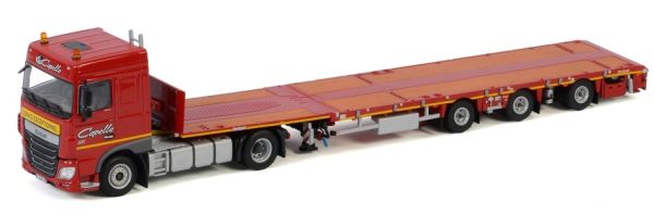 WSI01-3105 - DAF XF Space Cab e pianale estensibile a 3 assi per il trasporto CAPELLE - 1
