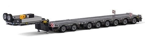 WSI04-2031 - Rimorchio a pianale ribassato estensibile con carrello 2 assi Broshuis - 1