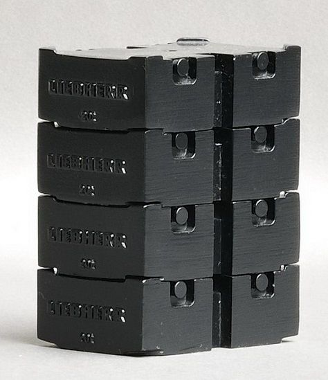 YCC509-3 - 4 Contrappeso 30 tonnellate per LIEBHERR LTM 1800 / LG 1550 Nero RAL 9005 - 1