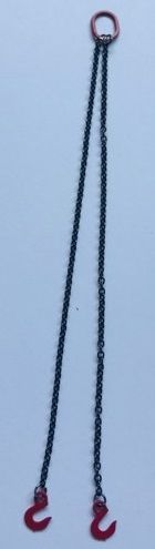 YCC310-R - Imbracatura di sollevamento con 2 gambe da 10 cm rossa - 1