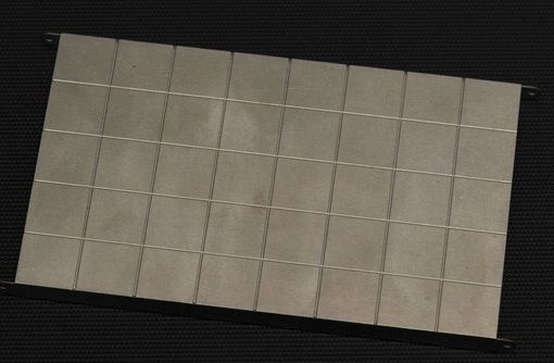 YCC603-2 - 4 piastre di rotolamento - 8 x 5 cm - 1