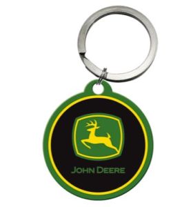 MCN000048047 - Portachiavi rotondo con logo John Deere