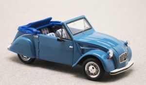 FRANS0018 - CITROEN 2CV Sarhy open cabriolet 1954 blu - Edizione limitata a 250 esemplari.