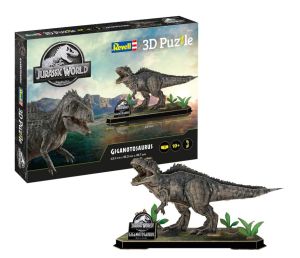 REV00245 - Puzzle 3D da 57 pezzi - JURASSIC WORLD - Giganotosaurus