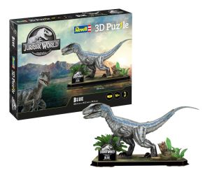 REV00247 - Puzzle 3D da 57 pezzi - JURASSIC WORLD - Blu
