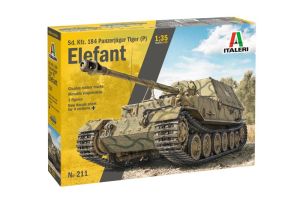 ITA0211 - Carro armato Sd.Kfz. 184 Pz. Jager Elefant da assemblare e verniciare