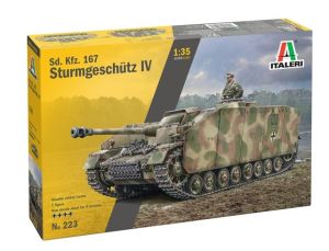 ITA0223 - Sd. Kfz. 167 con cannone STURMGESCHUTZ IV da assemblare e dipingere