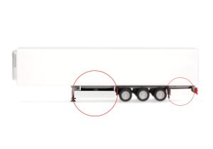 HER054683 - KRONE pallet o contenitori di stoccaggio bianchi e neri - 2 pezzi da assemblare
