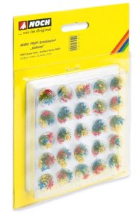 NOC06900 - 25 ciuffi di erba fiorita da 9 mm