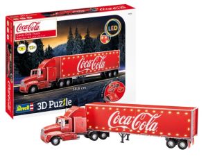 REV00152 - Puzzle 3D Led 168 Pezzi Camion COCA COLA