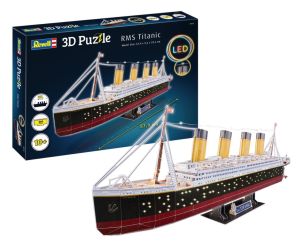 REV00154 - Puzzle 3D Led Edition 266 Pezzi RMS TITANIC