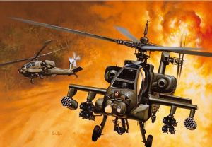 ITA0159 - AH-64A Elicottero Apache da assemblare e verniciare