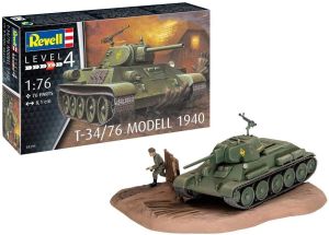 REV03294 - Carro armato T-34/76 modello 1940 da montare e verniciare