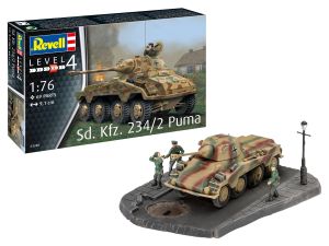 REV03298 - Set diorami - SD.KFZ. 234/2 PUMA da assemblare e verniciare