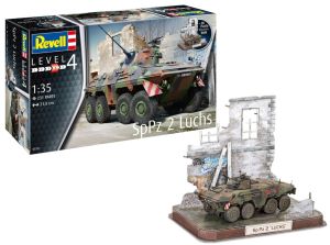 REV03321 - Tank SpPz2 Luchs con Puzzle 3D Diorama da assemblare e dipingere