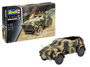 REV03335 - Veicolo corazzato tedesco Sd.Kfz.247 Ausf.B da assemblare e dipingere