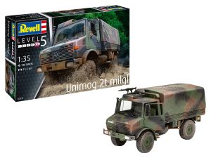 REV03337 - UNIMOG 2T milgl da assemblare e verniciare