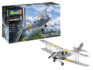 REV03827 - D.H. 82A Tiger Moth da assemblare e dipingere