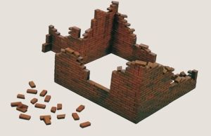 ITA0405 - Muri in mattoni da assemblare e dipingere