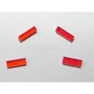 ART04303 - 2 coppie di luci rosse e arancioni 6x2mm